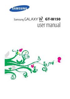 Samsung Galaxy W manual. Camera Instructions.
